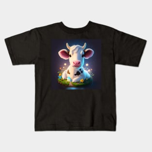 Cute Cow Kids T-Shirt